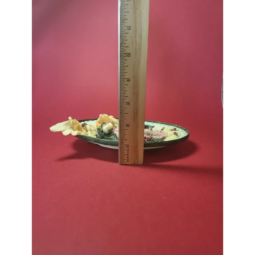 Vintage Porcelain Angel Wall Hanging 3D Plaque